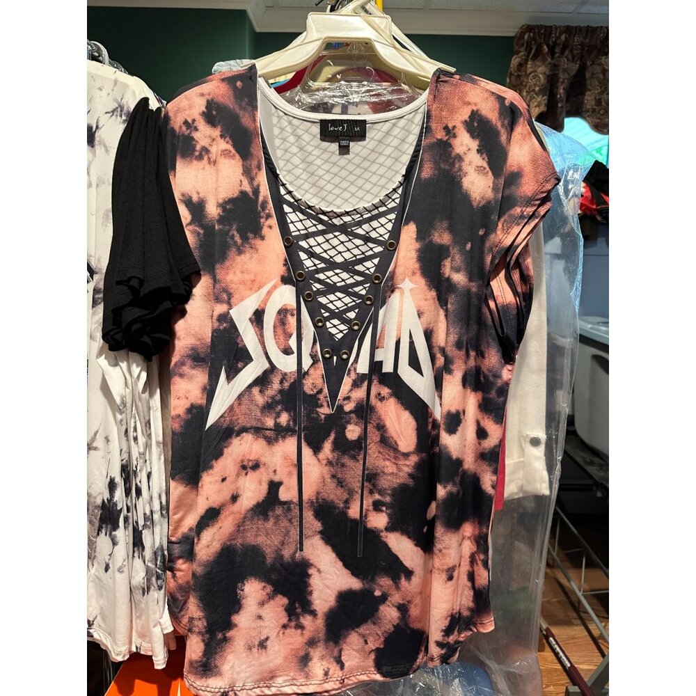 New Wholesale Lot 9pcs Plus Size Tops